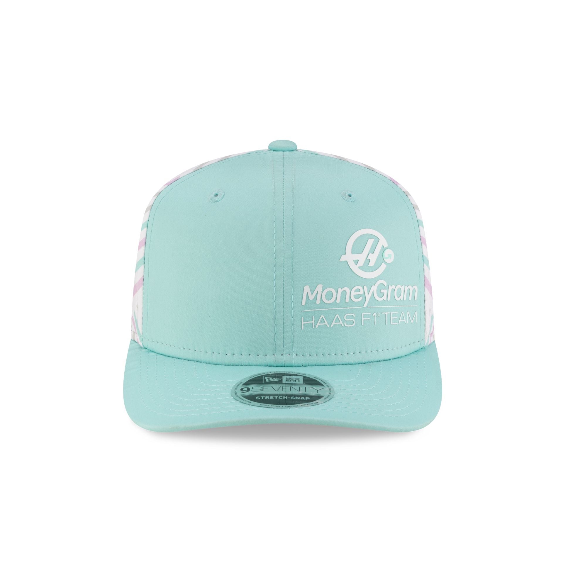 2025 Miami Race Special MoneyGram Haas F1 Team 9SEVENTY Stretch-Snap Hat
