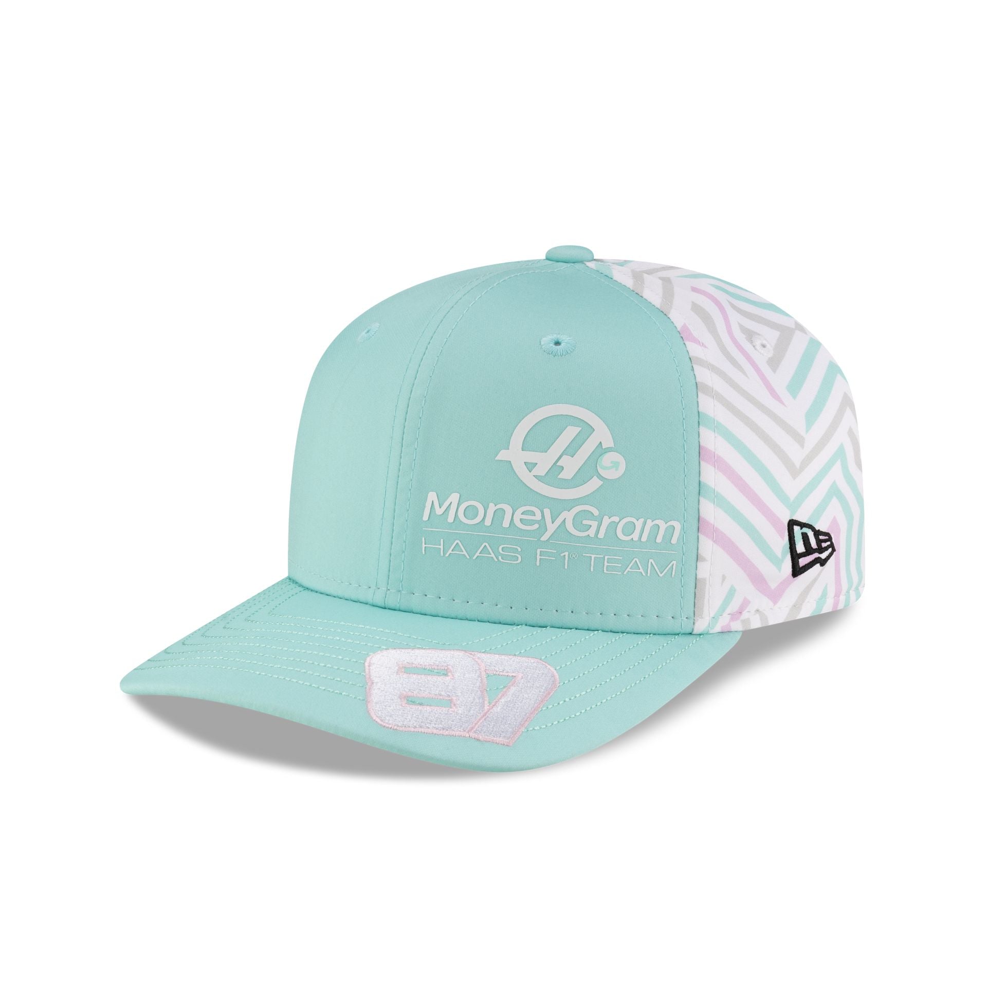 2025 Miami Race Special MoneyGram Haas F1 Team Oliver Bearman 9SEVENTY Stretch-Snap Hat