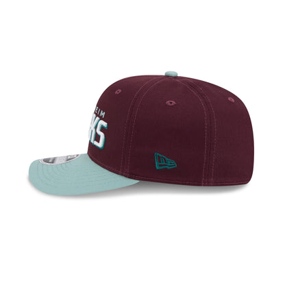 Anaheim Ducks Maroon 9SEVENTY Stretch-Snap Hat