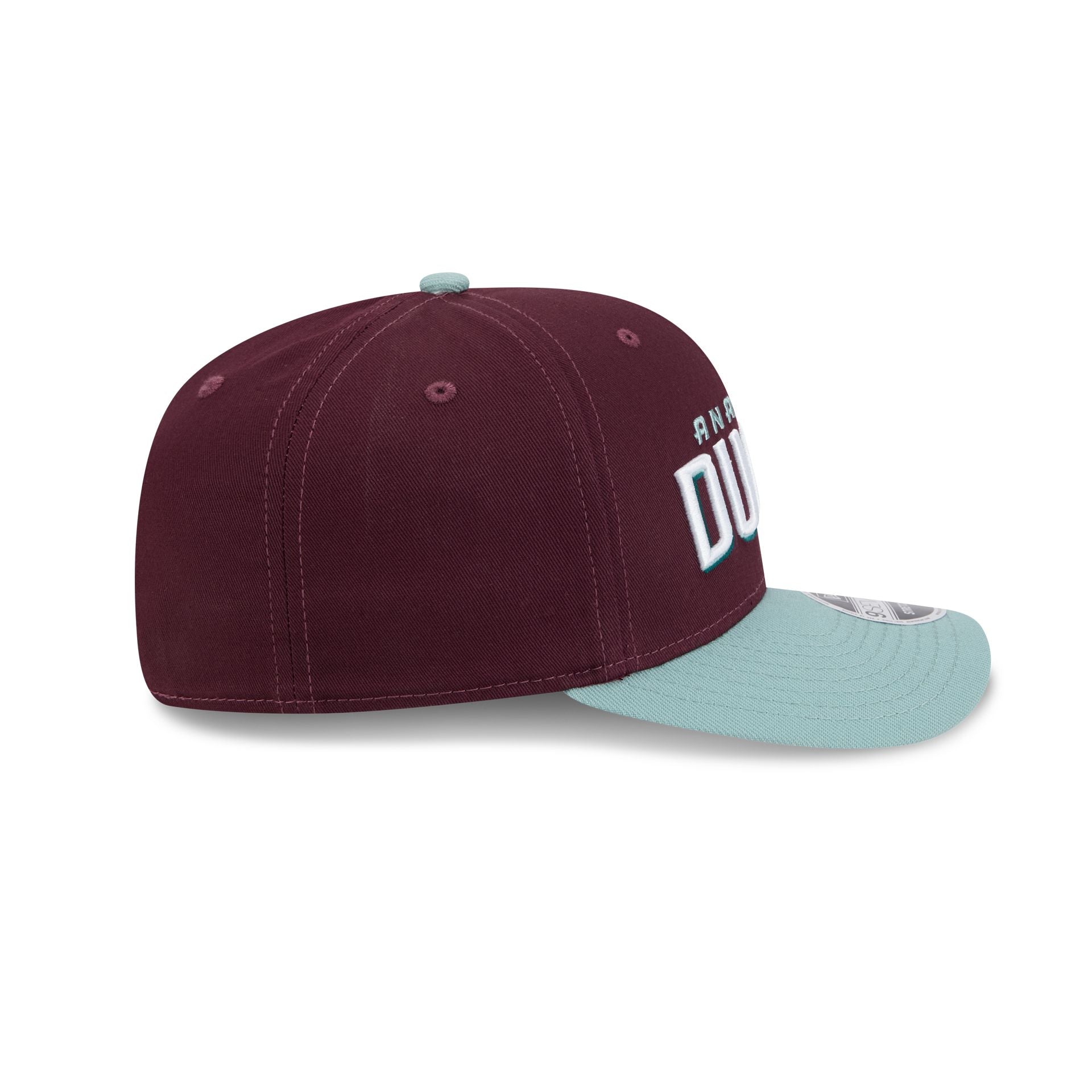 Anaheim Ducks Maroon 9SEVENTY Stretch-Snap Hat